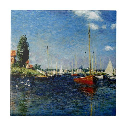 Carreau Argenteuil, peinture d'art par Claude Monet (Devant)