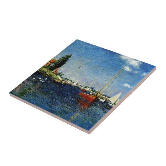 Carreau Argenteuil, peinture d'art par Claude Monet (Côté)