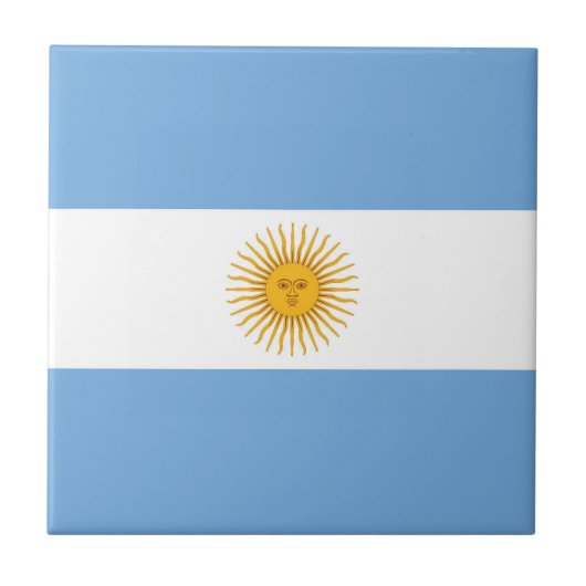 Carreau Argentina flag (Devant)
