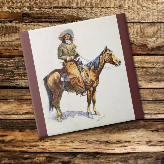 Carreau Arizona Cowboy Remington Tile