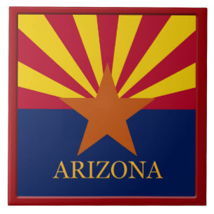 Carreau Arizona State Flag