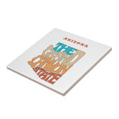 Carreau Arizona State Nickname Word Art (Côté)