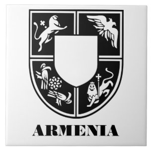 Carreau Armenian State Emblem Art Contemporain