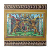 Carreau Armoiries Carrelage en céramique (Devant)