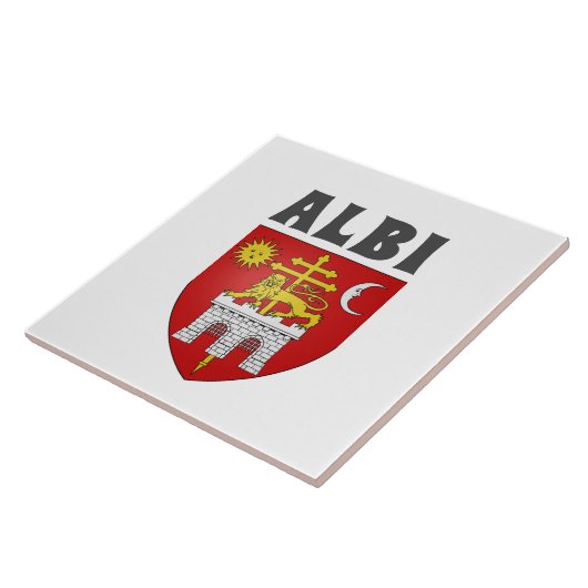 Carreau Armoiries d'Albi, France (Côté)