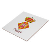 Carreau Armoiries de Gérone (Côté)