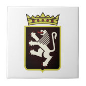 Carreau Armoiries de la Vallée d'Aoste (Italie) (Devant)