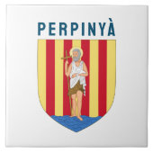 Carreau Armoiries de Perpignan, FRANCE (Devant)