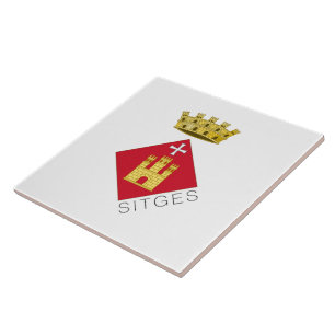 Carreau Armoiries de Sitges (Catalogne)