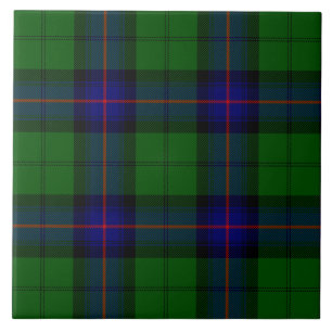 Carreau Armstrong tartan bleu et vert plaid