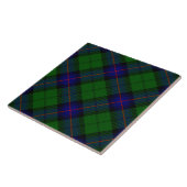 Carreau Armstrong tartan bleu et vert plaid (Côté)