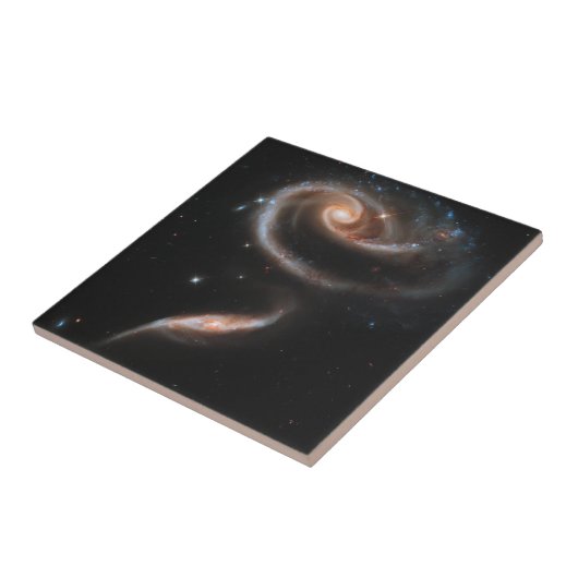 Carreau Arp 273 Galaxies Interagissant En Andromède. (Côté)