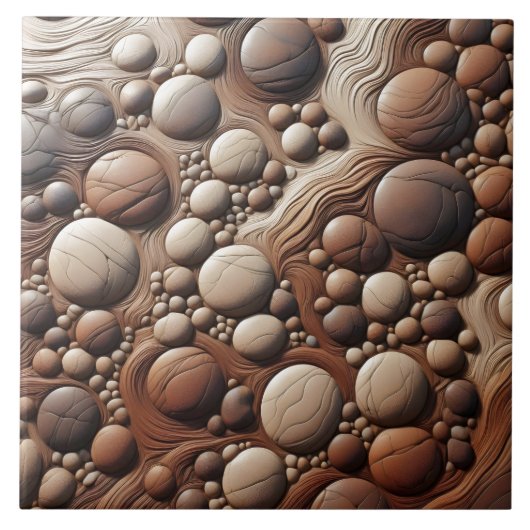 Carreau Arrangement d'Art Rock-Tile (Devant)