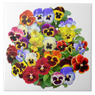 Carreau Arrangement de Pansy
