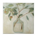 Carreau Arrangement neutre - ivoire<br><div class="desc">Arrangement neutre I par Emma Scarvey. Comprend des feuilles et des baies dans un petit vase.</div>