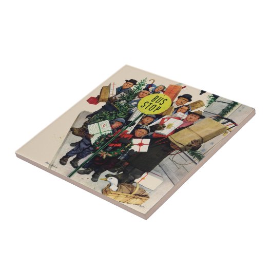 Carreau Arrêt de bus à Noël (Côté)