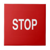 Carreau Arrêter le signe (Devant)