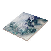 Carreau Arrière - plan abstrait d'aquarelle sur le papier (Côté)