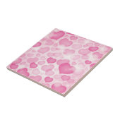 Carreau Arrière - plan avec des coeurs (Côté)