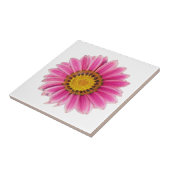 Carreau Arrière - plan blanc à fleurs roses (Côté)