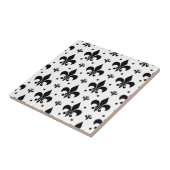 Carreau Arrière - plan blanc Fleur-de-lis Motif design (Côté)