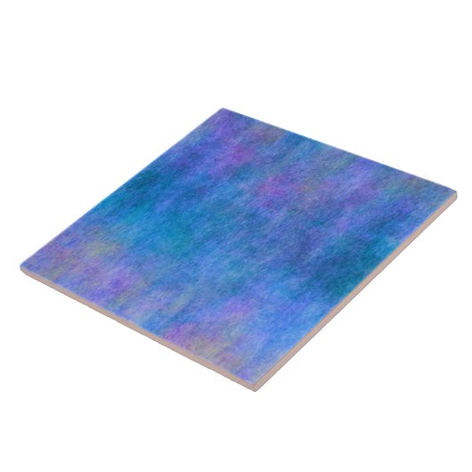 Carreau Arrière - plan bleu pourpre de texture d'aquarelle (Côté)