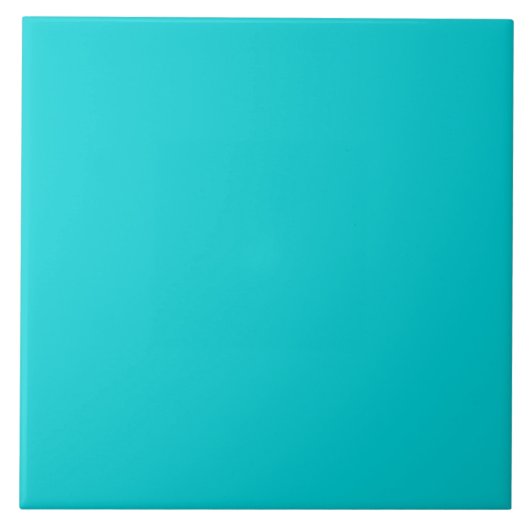 Carreau Arrière - plan couleur bleu turquoise Aqua Solid T (Devant)