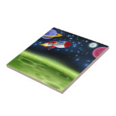 Carreau Arrière - plan de bande dessinée de planète (Côté)