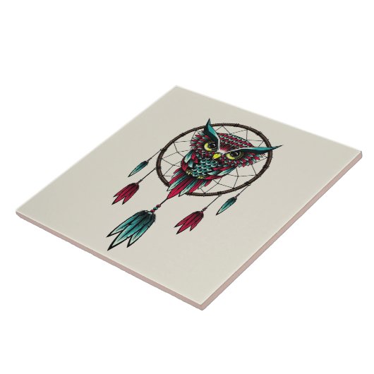 Carreau Arrière - plan de capture de rêves (Côté)