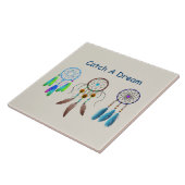 Carreau Arrière - plan de capture de rêves (Côté)