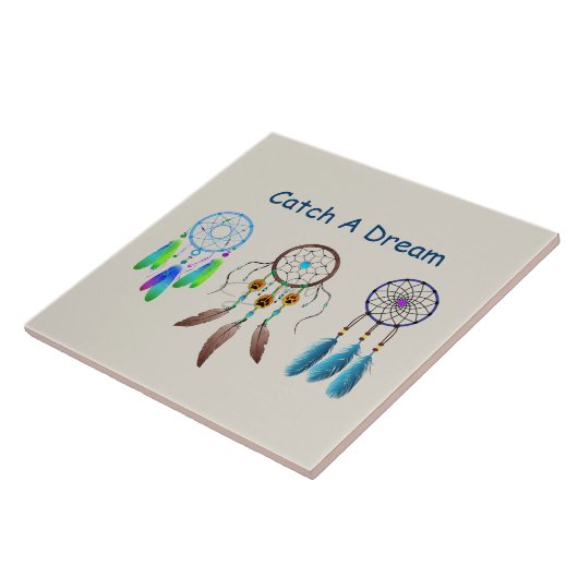 Carreau Arrière - plan de capture de rêves (Côté)