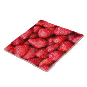 Carreau Arrière - plan de fraises (Côté)