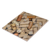 Carreau Arrière - plan de lièges à vin (Côté)