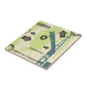 Carreau Arrière - plan de pointe abstrait (Côté)