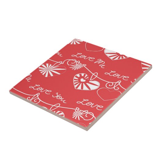 Carreau Arrière - plan de Saint Valentin (Côté)