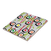 Carreau Arrière - plan de sushi (Côté)