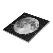 Carreau Arrière - plan d'étoile de la LUNE de la TERRE de (Côté)