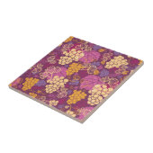 Carreau Arrière - plan doux de motif de vignes (Côté)