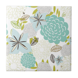 Carreau arrière - plan floral 5