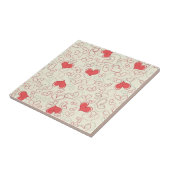 Carreau Arrière - plan mignon de coeurs (Côté)