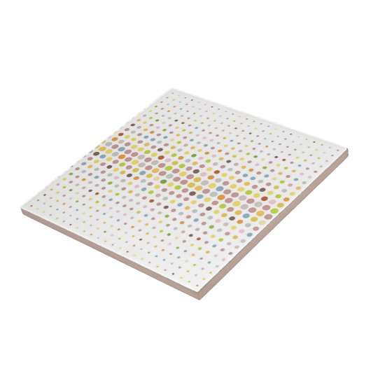 Carreau Arrière - plan multicolore de point (Côté)