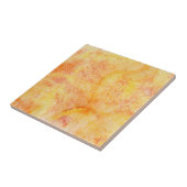 Carreau Arrière - plan orange d'aquarelle (Côté)