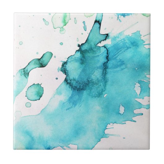 Carreau Arrière - plan peint à la main 2 d'aquarelle (Devant)