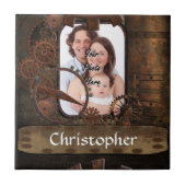Carreau Arrière - plan photo Steampunk (Devant)