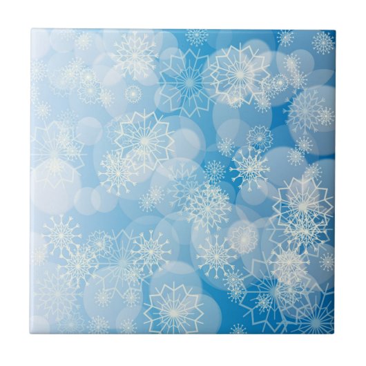 Carreau Arrière - plan Snowflake (Devant)
