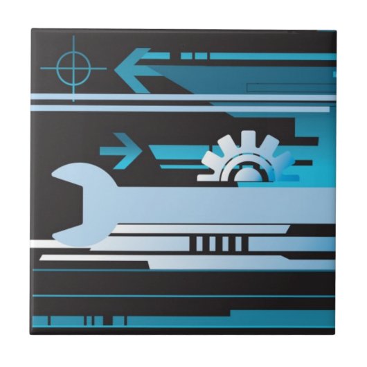 Carreau Arrière - plan tramé technique 3 (Devant)