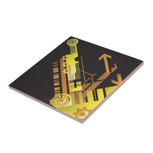 Carreau Arrière - plan tramé technique 5 (Côté)