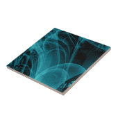 Carreau Arrière - plan Turquoise et noir pour les textiles (Côté)