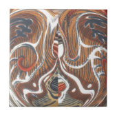 Carreau Art Abstrait africain (Devant)