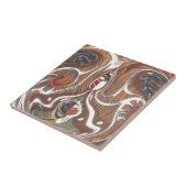 Carreau Art Abstrait africain (Côté)